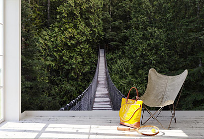 Fototapeta Drevený most v džungli
